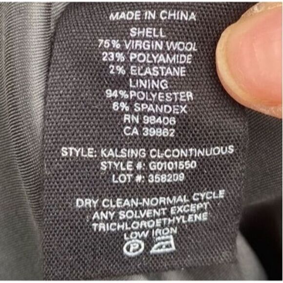 Theory Women's Gray Peplum Crew Neck High-Low Sleeveless Blouse S - Picture 4 of 5